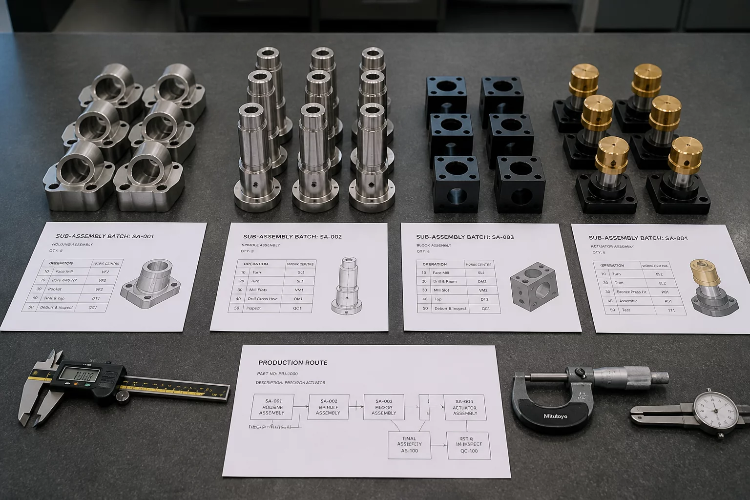 Batch Scheduling for Identical Multi-Part Runs